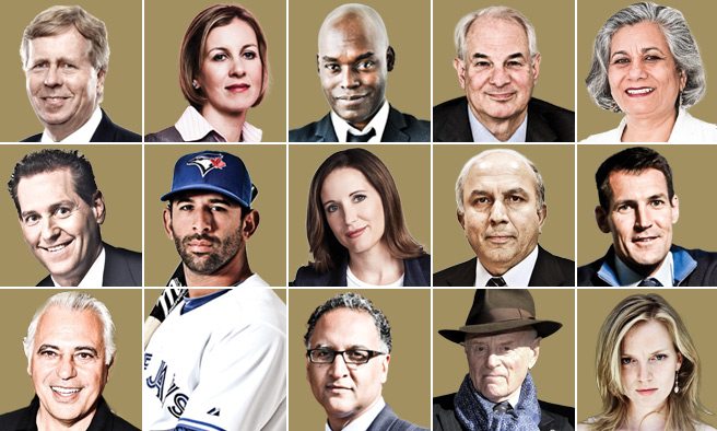 2012年最具影响力的50人:多伦多顶级大亨、幕后经营者和超级自负的人的排名