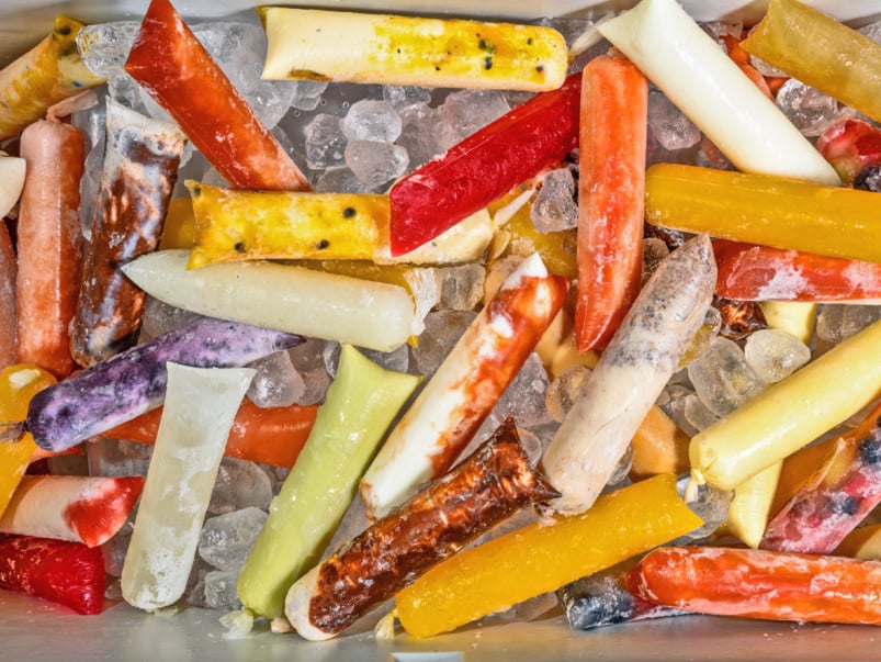 秘密:geladona的冰柜，手工制作的有趣的巴西口味的冰，比如açai，百香果，番石榴和鳄梨